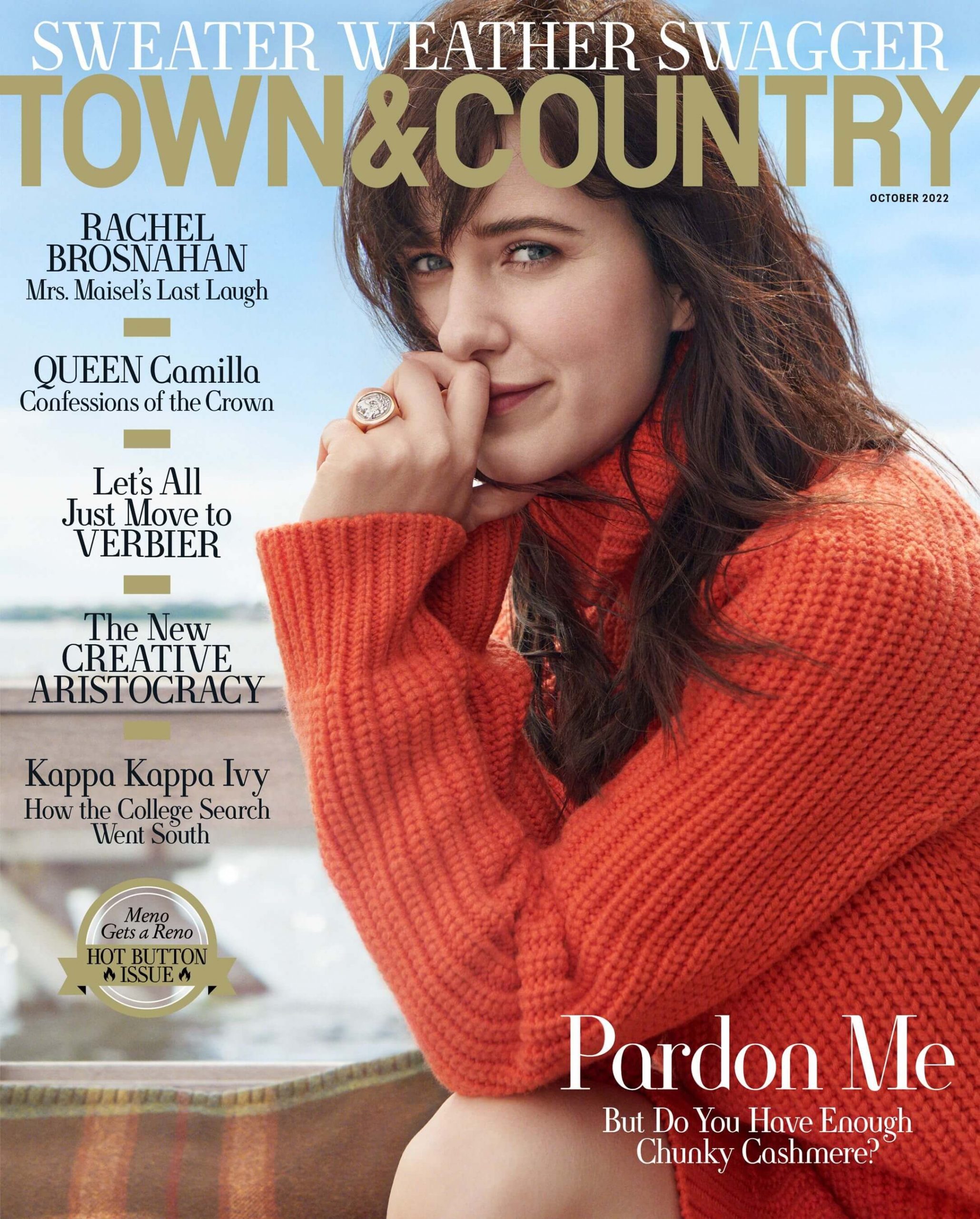 Rachel Brosnahan - TOWN&COUNTRY Magazine, October 2022