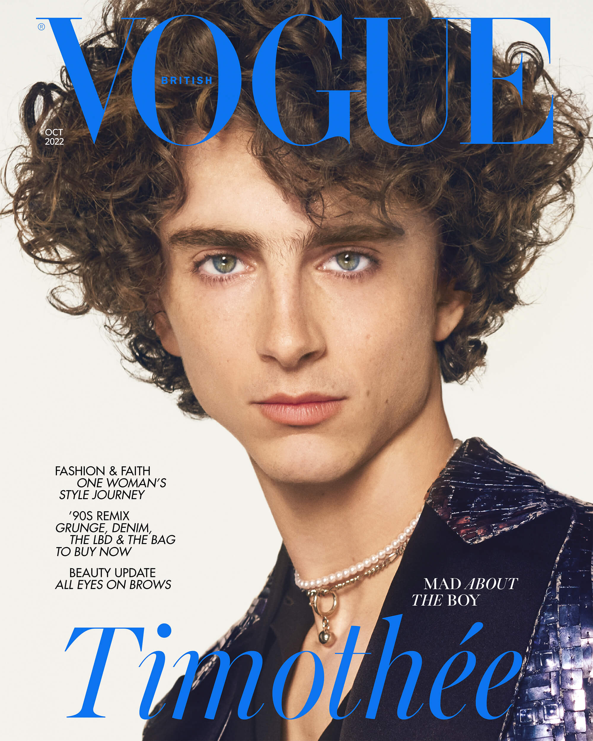 Timothée Chalamet - British Vogue, October 2022
