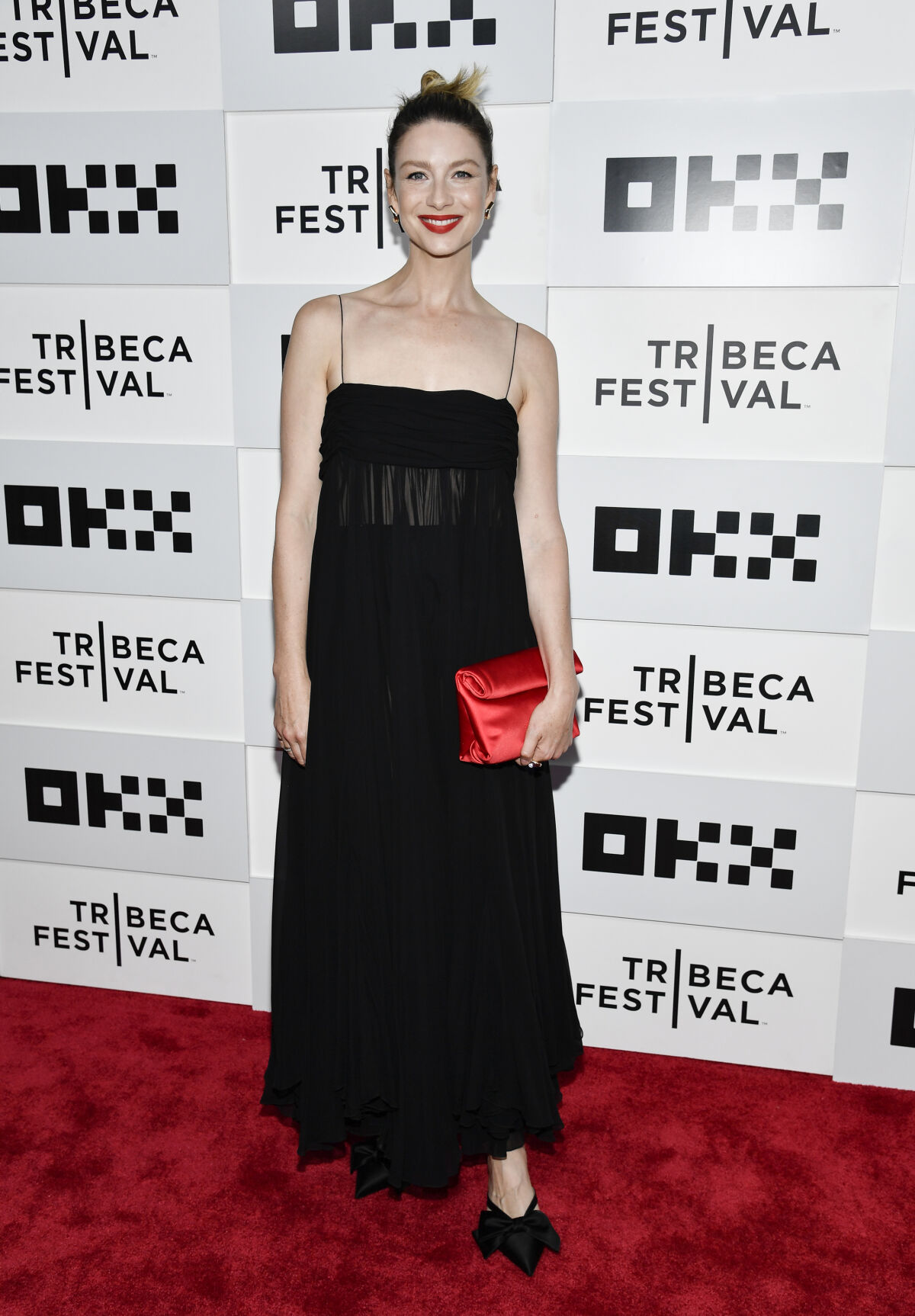Caitriona Balfe attends the "Outlander" premiere during the 2023 Tribeca Festival at BMCC Theater on June 09, 2023 in New York City.