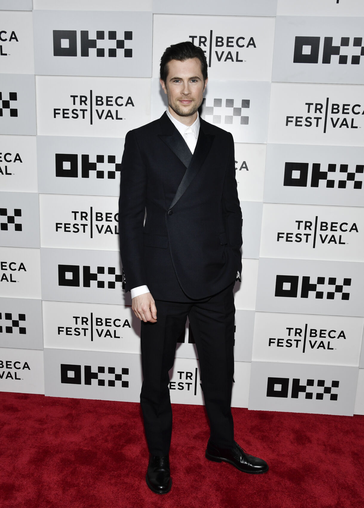 David Berry attends the "Outlander" premiere during the 2023 Tribeca Festival at BMCC Theater on June 09, 2023 in New York City.