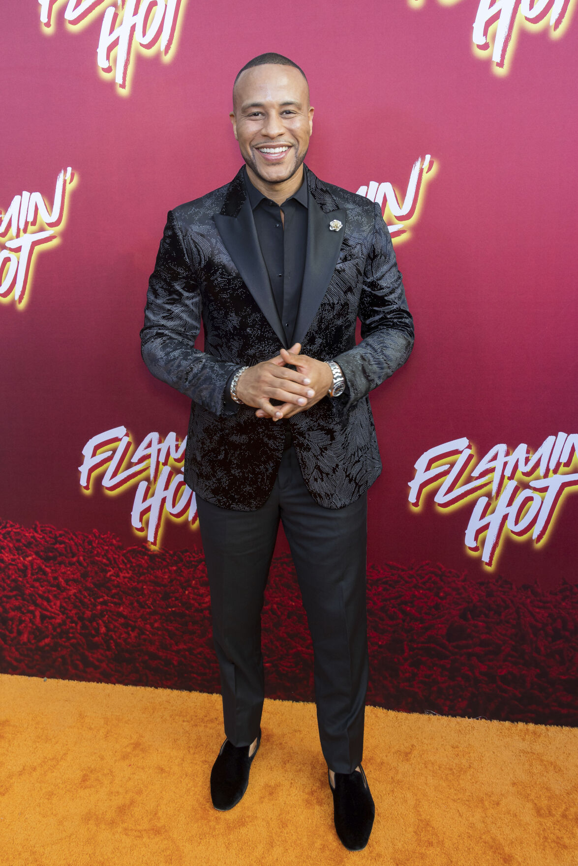 DeVon Franklin attends the special screening of Searchlight Pictures' "Flamin' Hot" at Hollywood Post 43 - American Legion at Hollywood Post 43 - American Legion on June 09, 2023 in Hollywood, California.