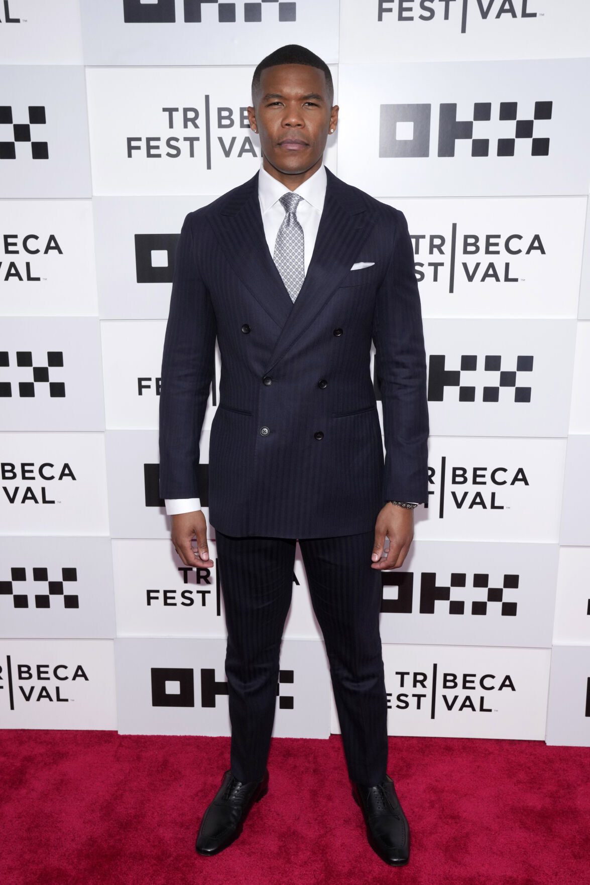 Gaius Charles attends the premiere of "The Walking Dead: Dead City" at the BMCC Tribeca Performing Arts Center during the Tribeca Festival on Tuesday, June 13, 2023, in New York.