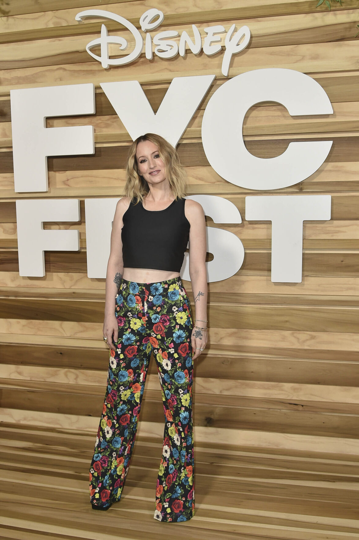 Ingrid Michaelson arrives at an Emmy For Your Consideration event for the television miniseries "Tiny Beautiful Things" on Wednesday, June 7, 2023, at DGA Theater Complex in Los Angeles.