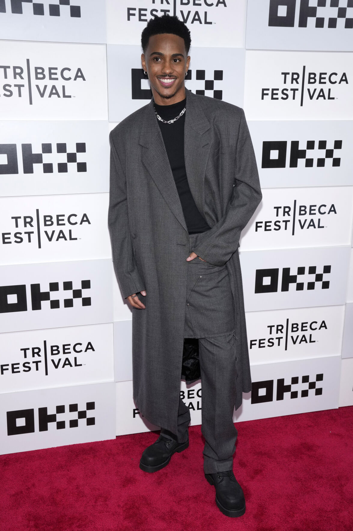 Keith Powers attends "The Perfect Find" premiere during the 2023 Tribeca Festival at BMCC Theater on June 14, 2023 in New York City.