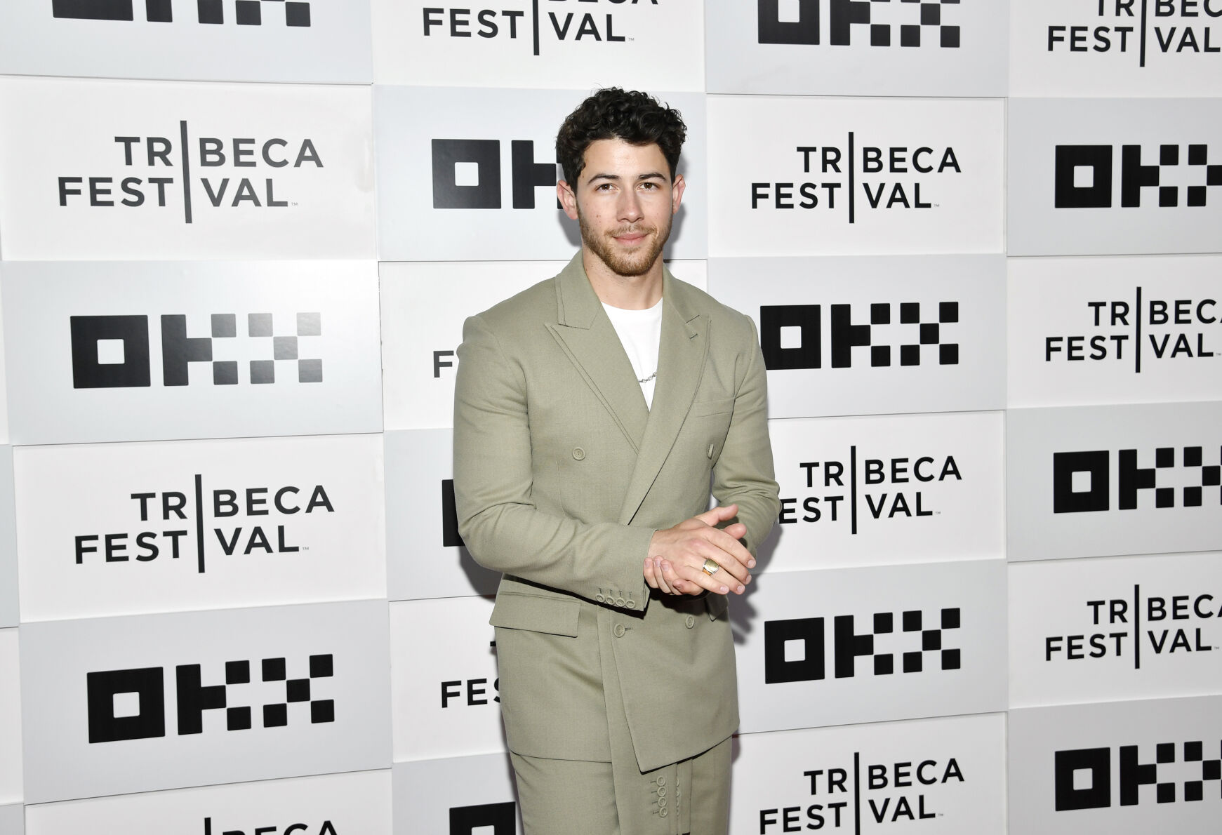 Nick Jonas attends "The Good Half" premiere during 2023 Tribeca Festival at BMCC Theater on June 08, 2023 in New York City. 