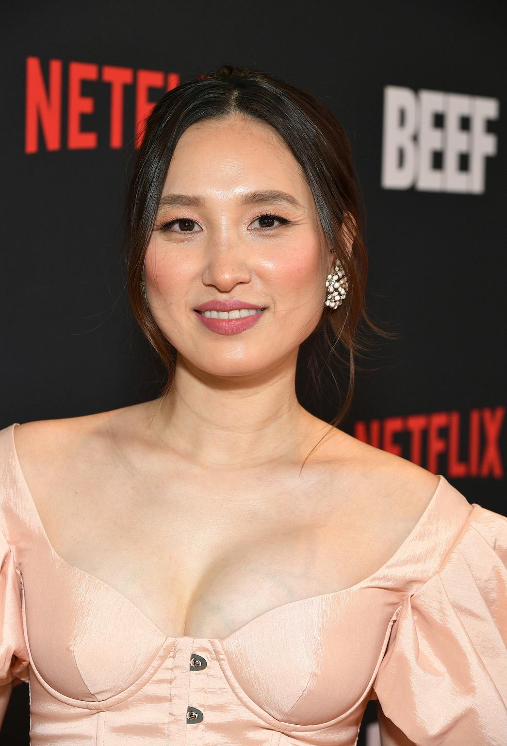 Alyssa Kim at the Los Angeles Premiere of Netflix's "BEEF" on March 30, 2023 in Hollywood, California.