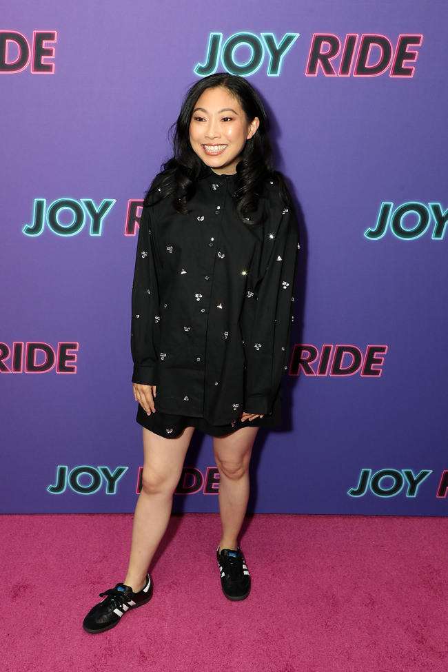 Awkwafina at the 'Joy Ride' New York Screening on June 28, 2023 in New York City. 