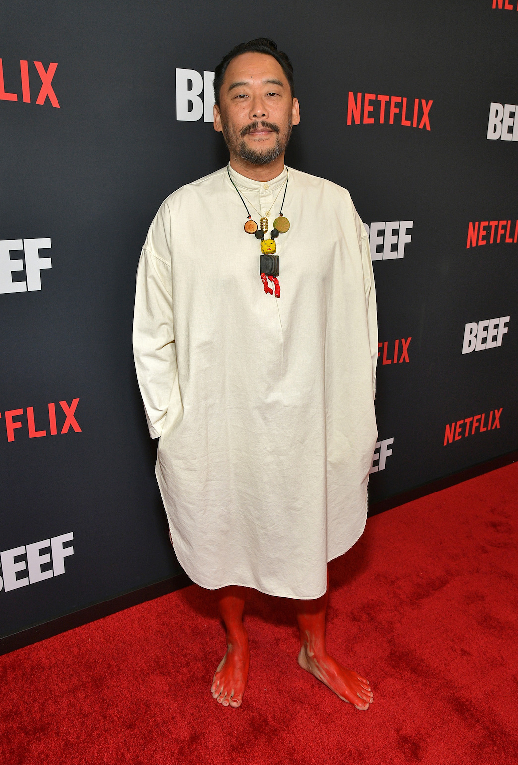 David Choe at the Los Angeles Premiere of Netflix's "BEEF" on March 30, 2023 in Hollywood, California.