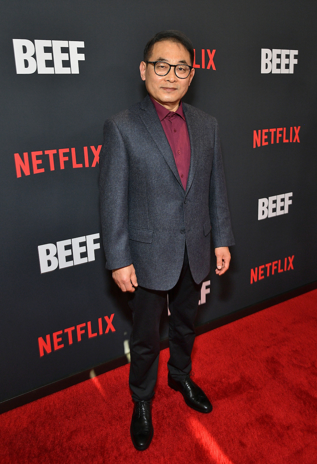 Jerry Hanjoo Kim at the Los Angeles Premiere of Netflix's "BEEF" on March 30, 2023 in Hollywood, California.