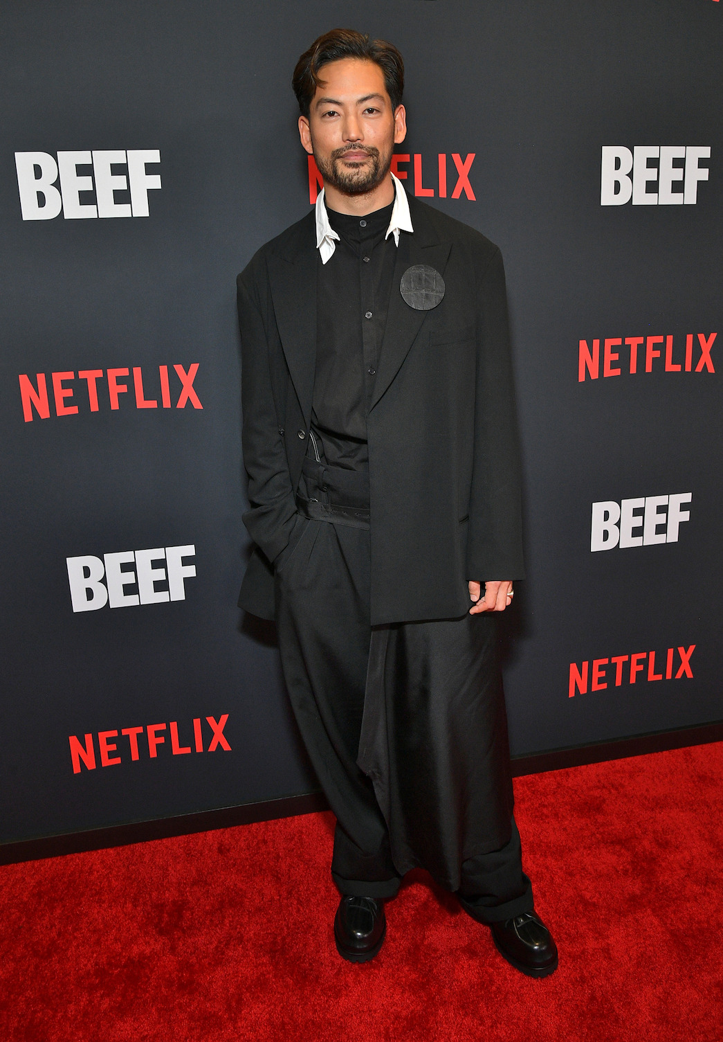 Joseph Lee at the Los Angeles Premiere of Netflix's "BEEF" on March 30, 2023 in Hollywood, California.