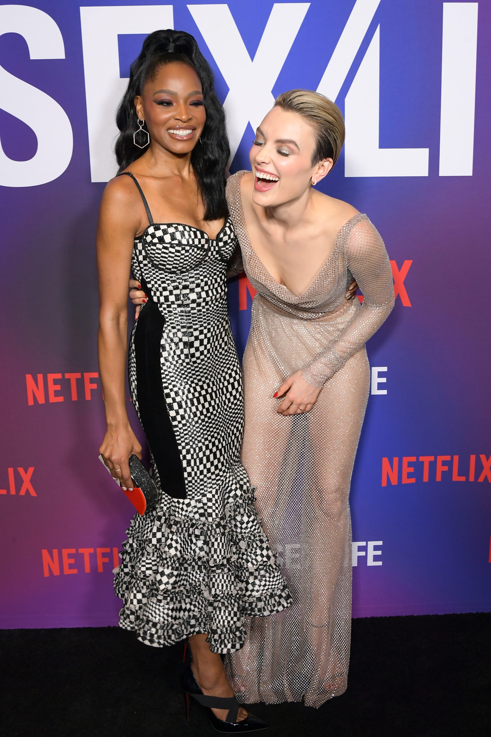 LOS ANGELES, CALIFORNIA - FEBRUARY 23: (L-R) Margaret Odette and Wallis Day attend Netflix's "Sex/Life" Season 2 Special Screening at the Roma Theatre at Netflix - EPIC on February 23, 2023 in Los Angeles, California. (Photo by Charley Gallay/Getty Images for Netflix)