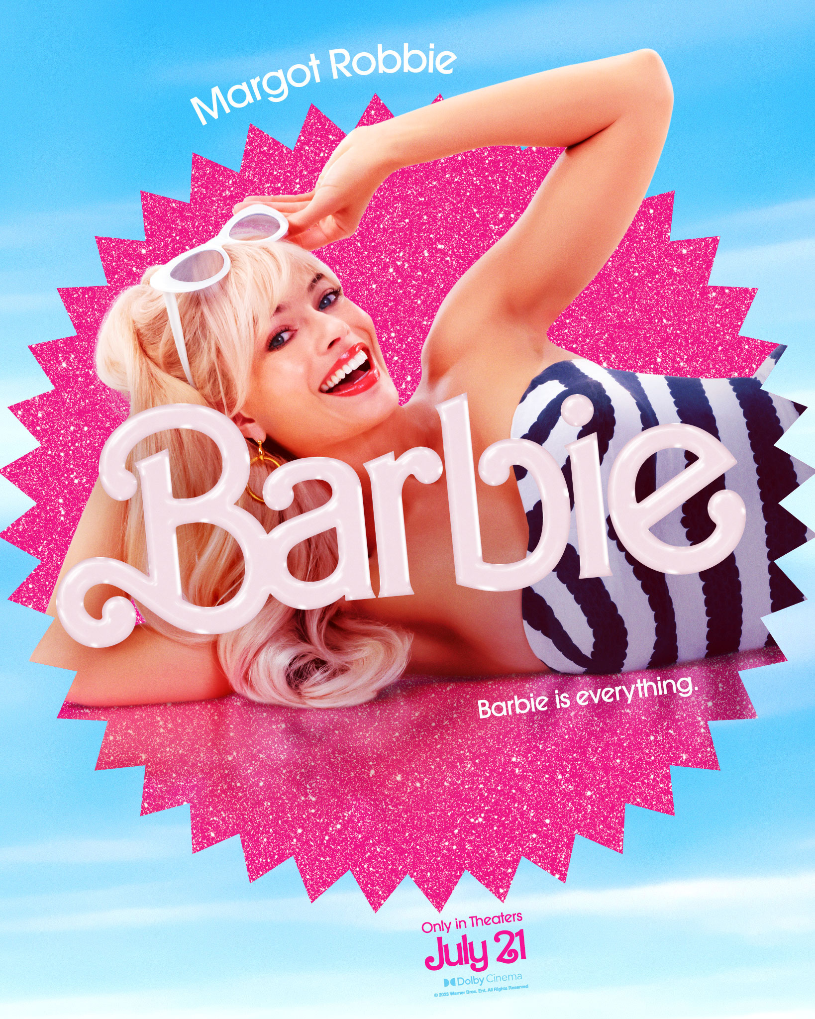 Margot Robbie as Barbie