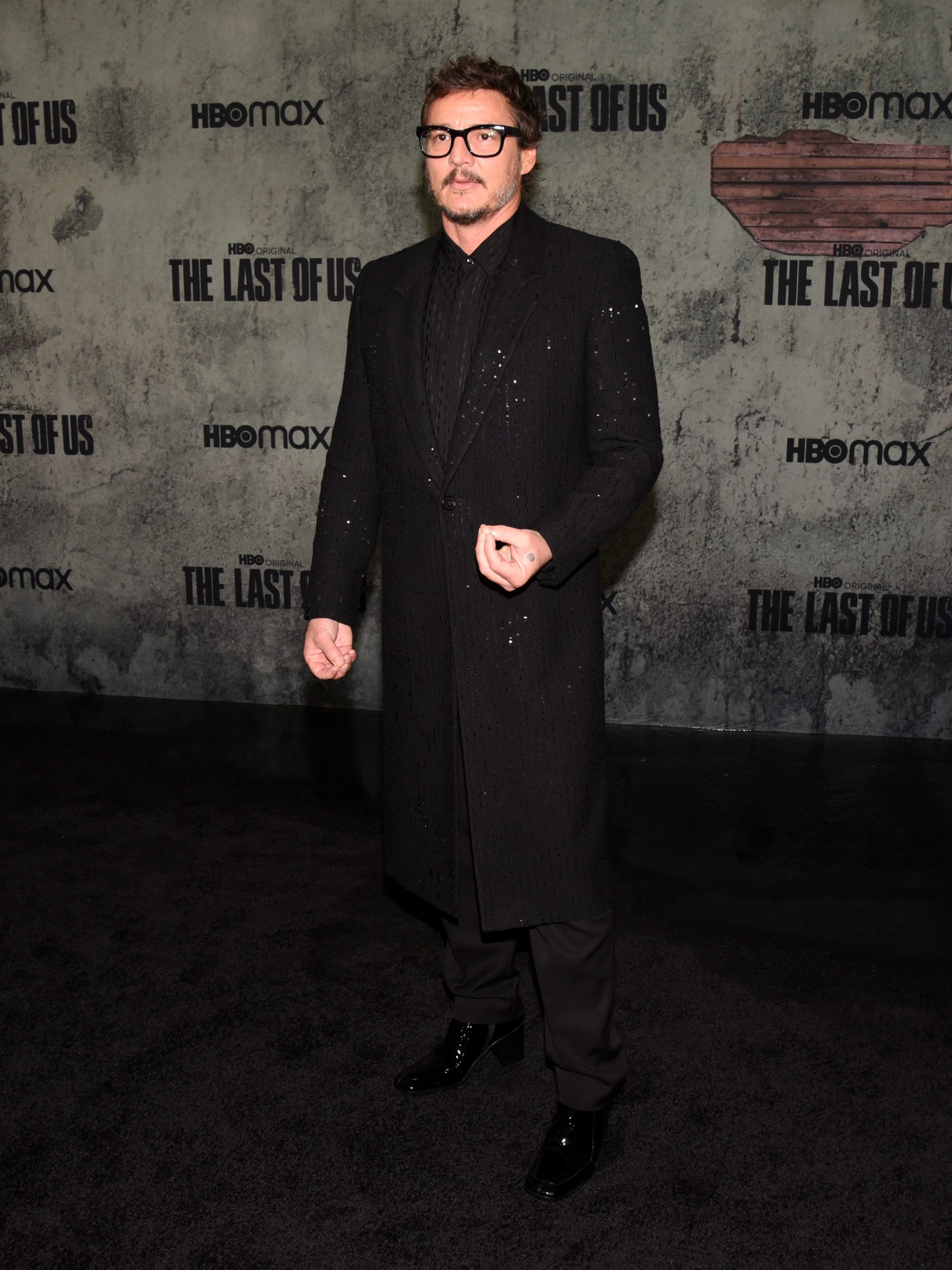 Pedro Pascal at the HBO's "The Last of Us" Los Angeles Premiere on January 09, 2023 in Los Angeles, California.