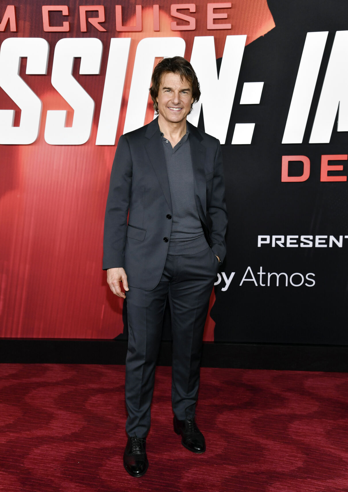 Tom Cruise at the premiere of "Mission: Impossible - Dead Reckoning Part One" held at Rose Theater, at Jazz at Lincoln Center's Frederick P. Rose Hall on July 10, 2023 in New York, New York.
