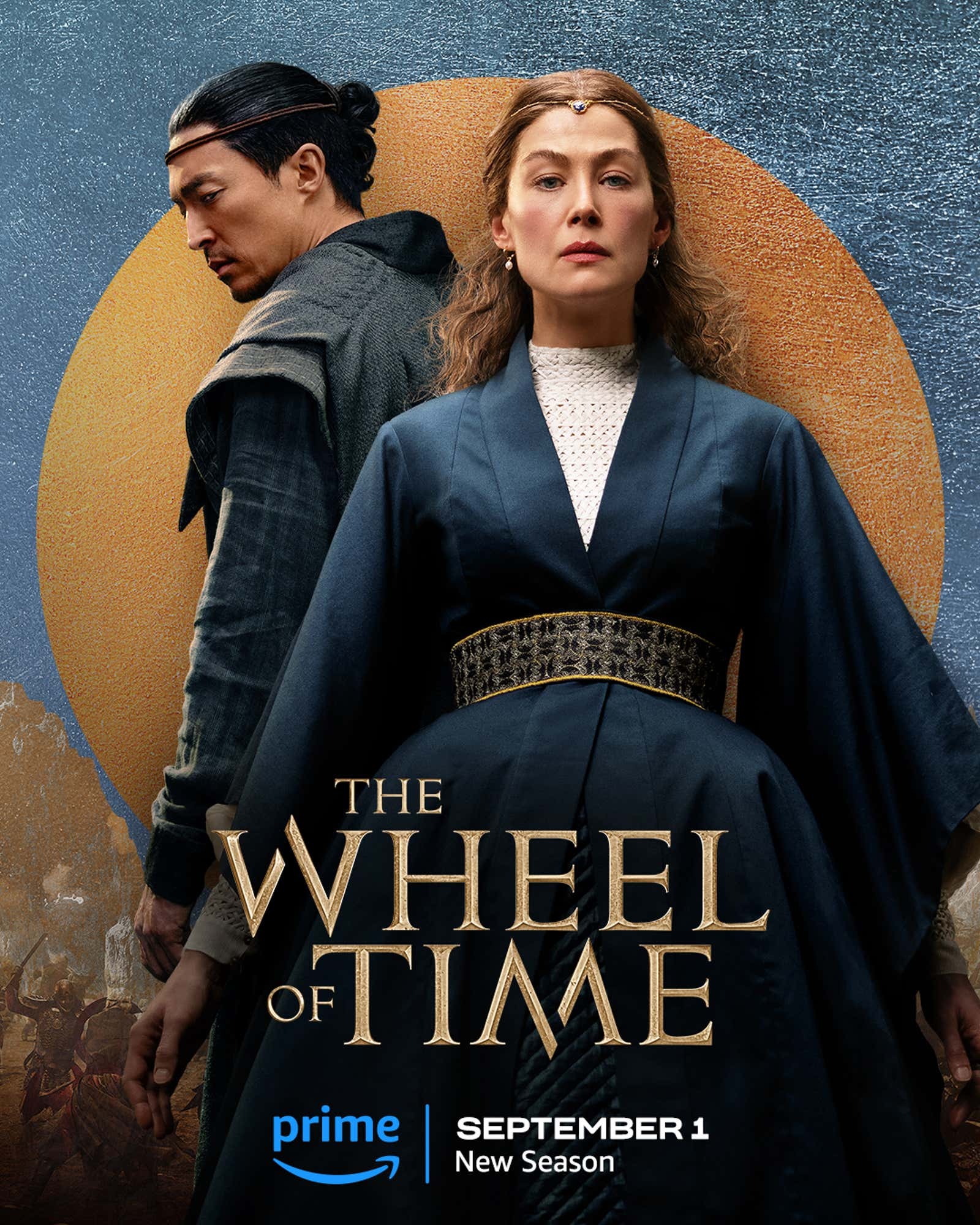 Lan Mandragoran & Moiraine Damodred in 'The Wheel of Time' Season 2